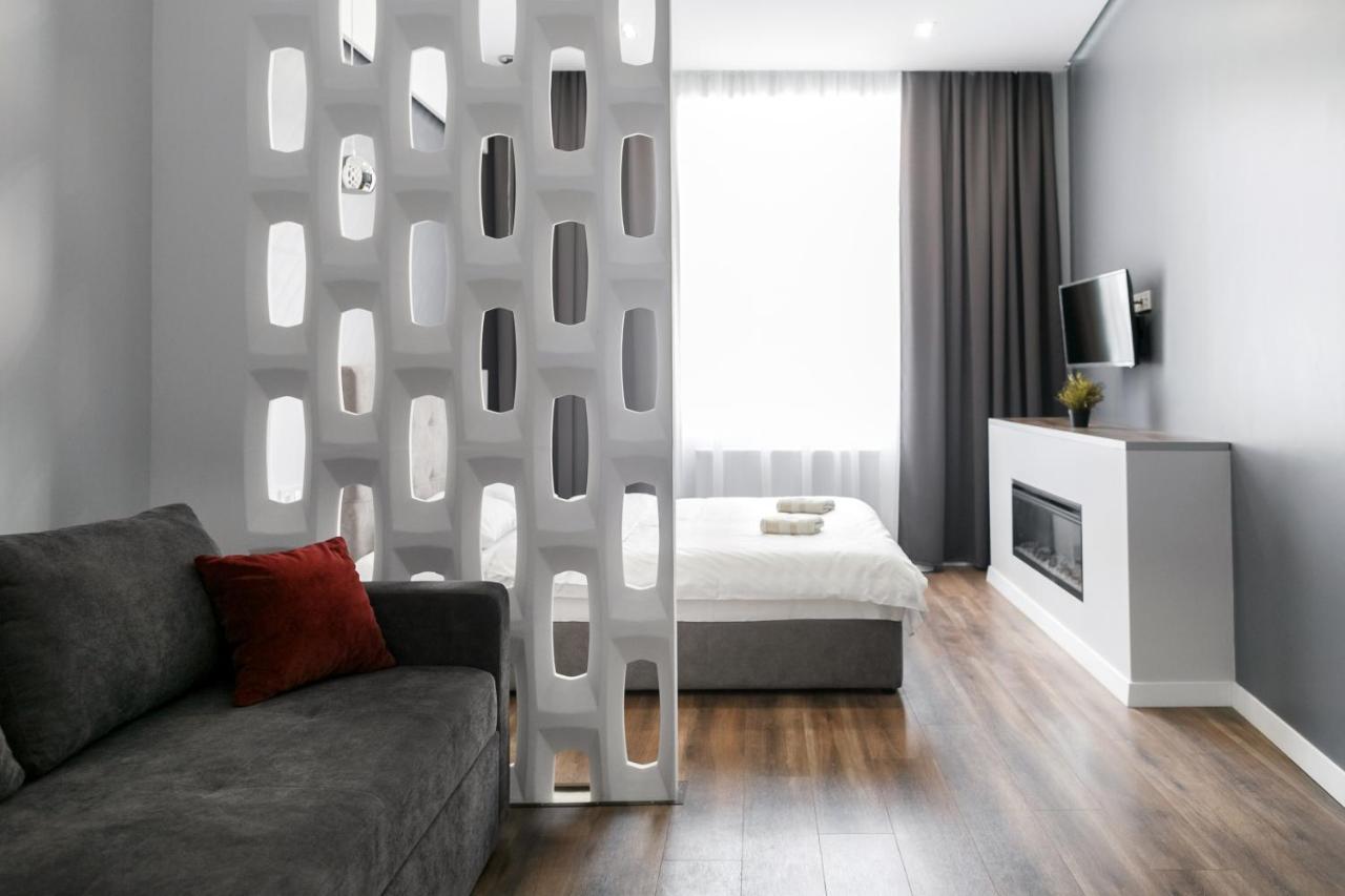 Exciting Apartment Lviv Fireplace Luaran gambar